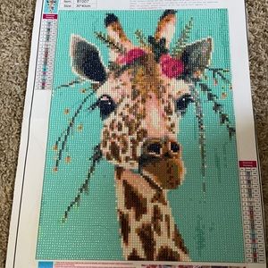 Giraffe diamond painting